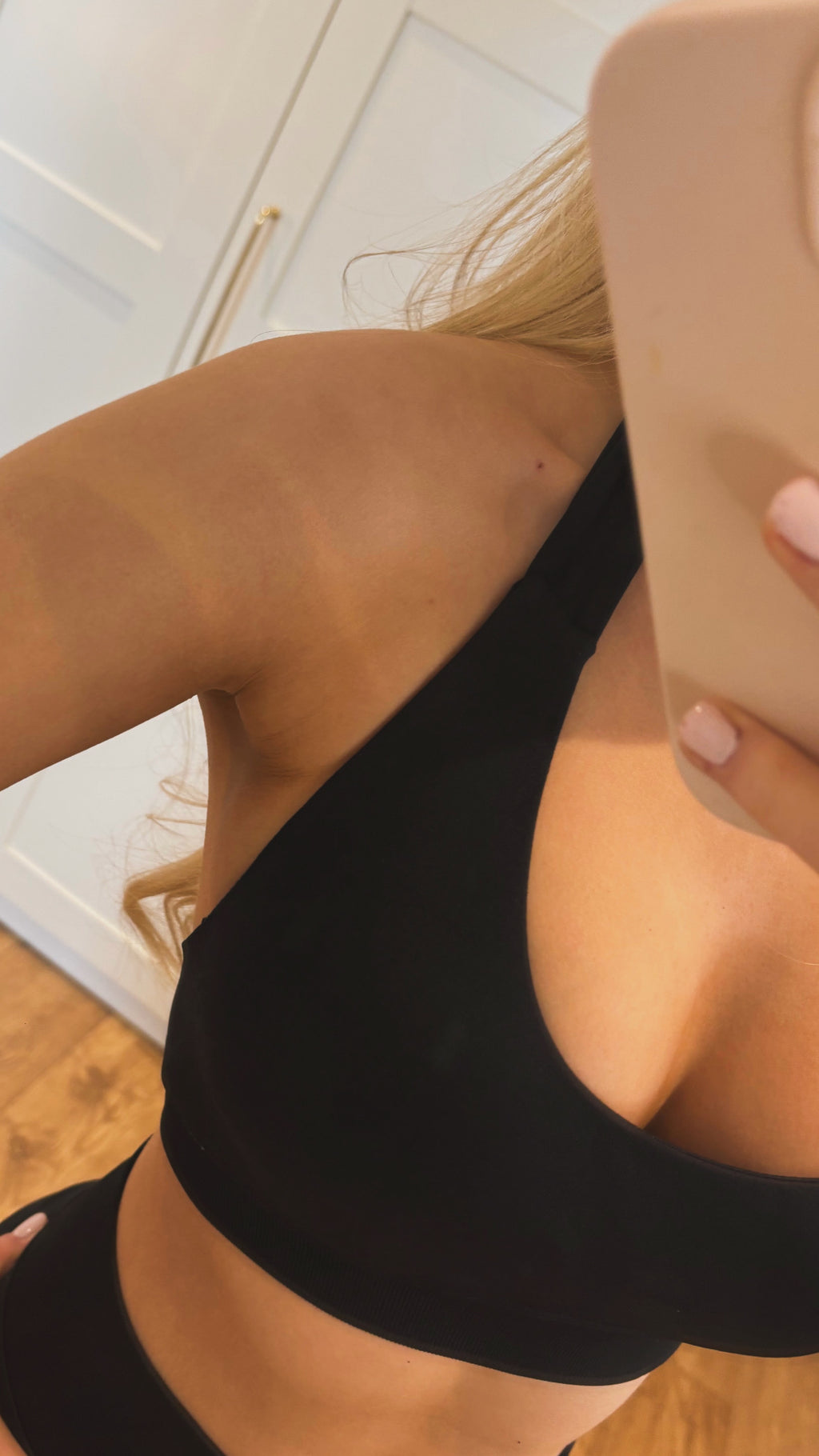 Black Halter Gym Set